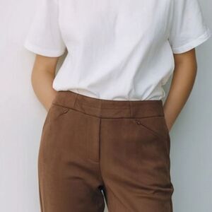 Investments Petites Soft Faux Suede Pants sz 10P